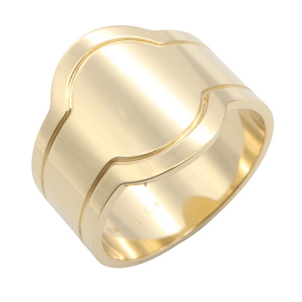 Dunhill Ring 18KYG Yellow Gold Used mens US size 9.75 #63