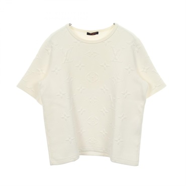 LOUIS VUITTON 3D Monogram T-shirt RW221W LO0 FMKS06 cotton White Used Women LV