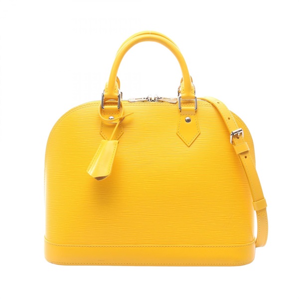 LOUIS VUITTON Alma PM Shoulder Handbag M40951 Epi leather Mimosa Used Women LV