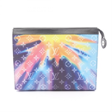 LOUIS VUITTON Pochette Voyage MM business clutch bag M45941 Monogram Sunset used